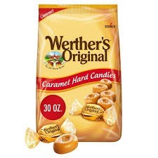 Werther original caramel hard candies 30 oz