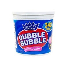 Bubble gum tub 340 count