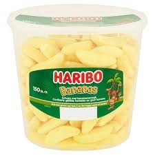 Haribo schuim bananen 150 count
