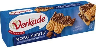 Verkade nobo sprits chocolade 200 gr