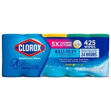 Clorox disinfecting wipes 5 pack 85 count