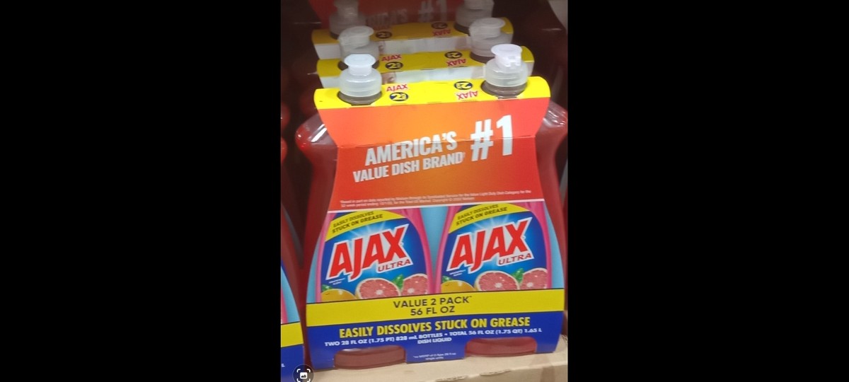 Ajax ultra dish soap grapefruit 2 pack 28 oz