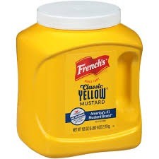 French yellow mustard 105 oz