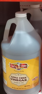 Chef's choice apple cider vinegar 128 oz