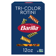 Barilla tri color rotini 12 oz
