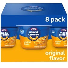 Kraft easy mac cup 8 pack 2.05 oz