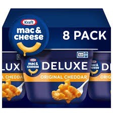 Kraft deluxe mac and cheese cup 8 pack 2.39 oz