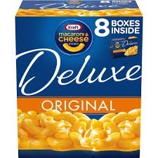 Kraft deluxe mac and cheese deluxe dinner 8 count