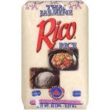 Rico jasmine rice 20 lb