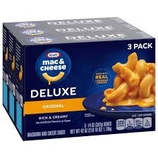 Kraft deluxe mac and cheese 3 pack 14 oz