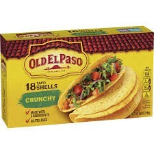 Old els pasta taco shells 18 pack 6.89 oz