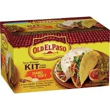 Old el paso taco dinner kit 34.2 oz
