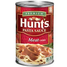 Hunt pasta sauce meat flavors 24 oz