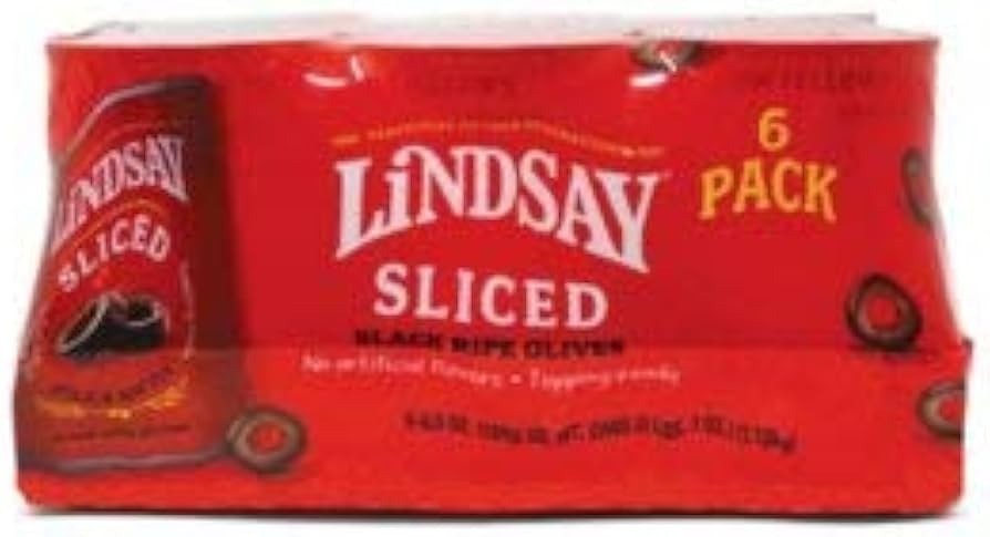 Lindsay medium black olive 6pack 6 oz