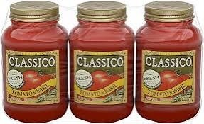 Classico tomato & basil pasta sauce 3 pack 32 oz