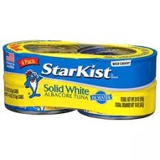 Star kiss salmon white tuna in water 4 pack
