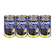 Goya black beans 6 pack 15.5 oz