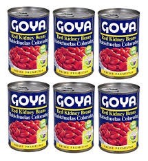 Goya red kidney beans ready to eat 6 pack 15oz