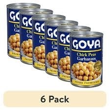 Goya chickpeas can 6 pack 15.5oz