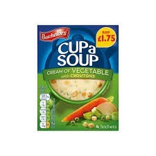 batchelors cream of vegetable 4 pack 122gr