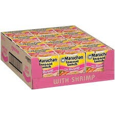 Maruchan instant lunch shrimp 12 pack 2.25oz