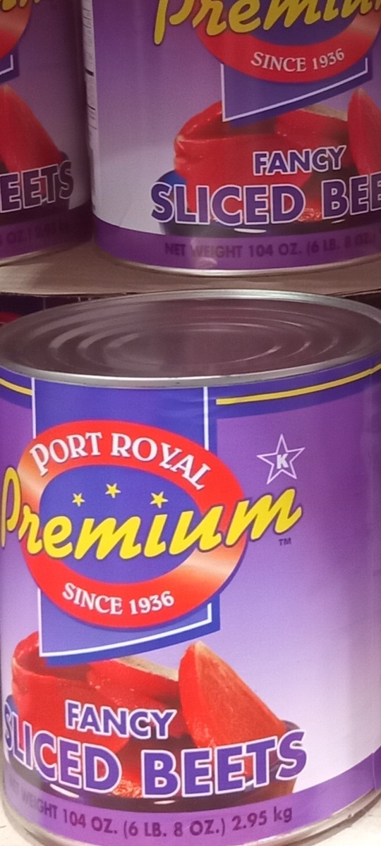 Premium canned beat salad
