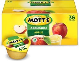 Motts apple sauce 36 pack 4oz