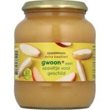 G'woon applemoes natural 710gr