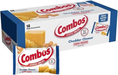 Combo cheddar cheese cracker 18 pack 1.7oz