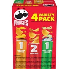 Pringles 4 variety pack