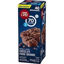 Fiber one 70 calories fudge brownie 40 count