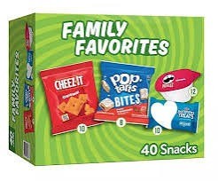 Family favorite snack box 40 count