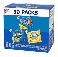 Nabisco chip ahoy and oreo variety 30 pack 33.3oz