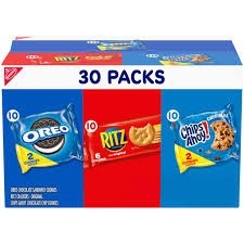 Nabisco ritz oreo cookie 30 pack 22.3oz