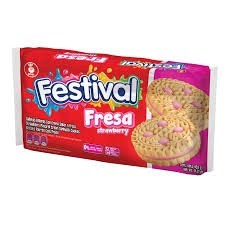Festival cookie strawberry 2 pack 415 gr
