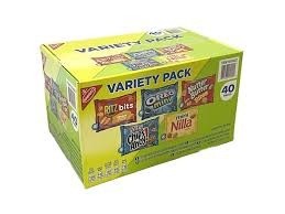 Nabisco variety green box 40 pack 1 oz