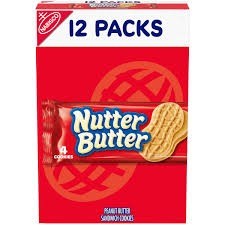 Nutter butter cookie 12 pack 1.9oz