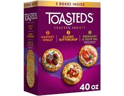 Keebler toasted variety pack 40 oz