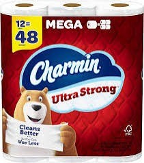Charmin 12 mega rolls strong