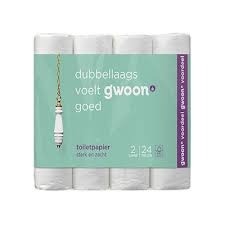 G'woon toilet paper two leads 24 rool