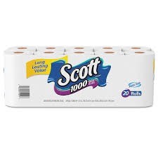 Scott bath tissue 20 rolls