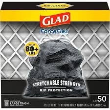 Glad forceflex trash bag 50 count