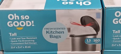 OH so good fresh scent trash bags 160 count 30 gl