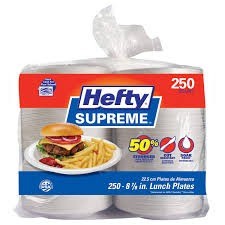 Hefty foam plates 250 count