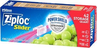 Ziploc slider quart storage bag 42 count