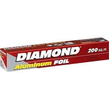 Diamond aluminum foil 2 pack 200 sq ft