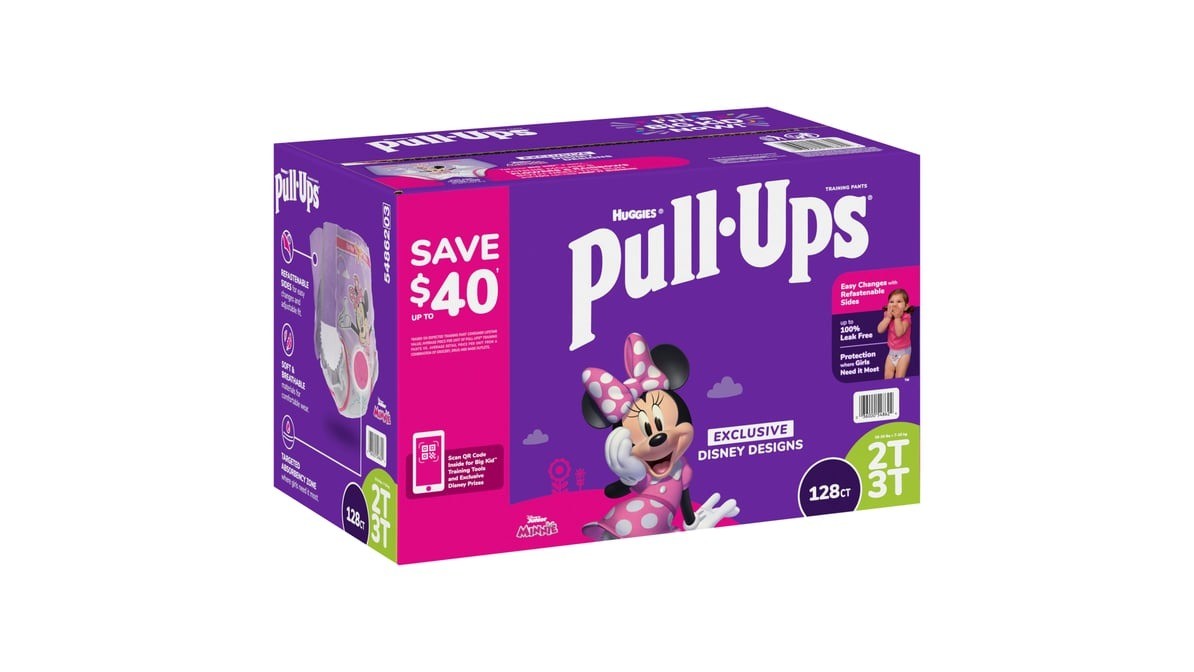 4t 5t  Huggies pull up 2t 3t girls 128 count
