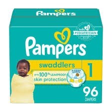 Pampers swaddlers active baby diapers 96 count
