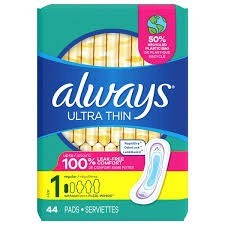 Always ultra thin pad size 2 62 count