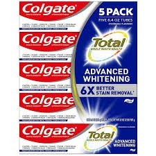 Colgate total whitening toothpaste 5 pack 6.4oz